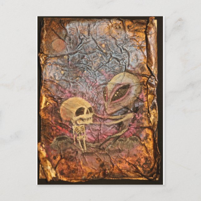 Alien Danse Macabre Vykort (Framsida)