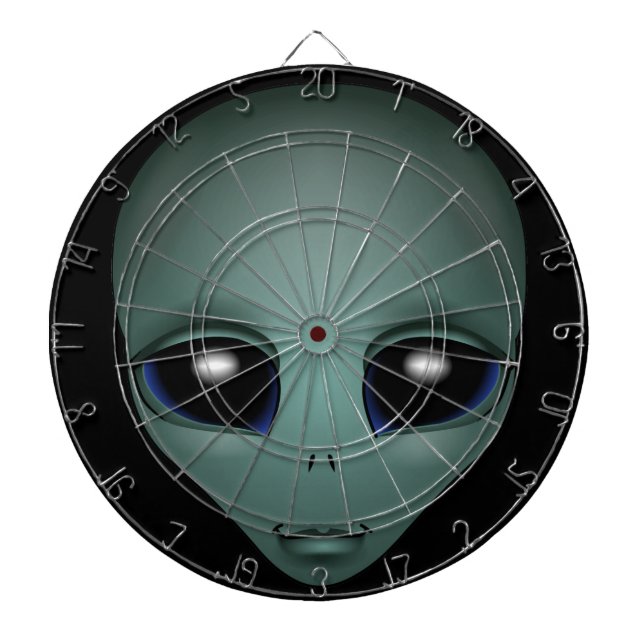 Alien Dartboard E.T. Coola Alien Gifts ET Dartboar Darttavla (Framsidan)