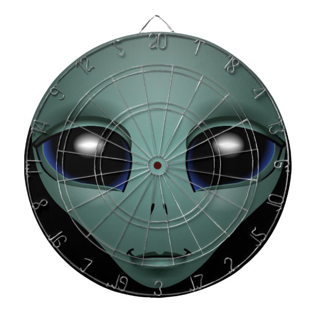 Alien Dartboard E.T. Coola Alien Gifts ET Dartboar Darttavla (Framsidan)