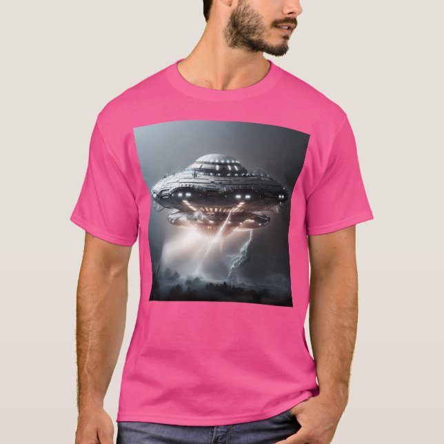 Alien Demon Craft - Flygande nattmardröm om bortfö T Shirt (Framsida)