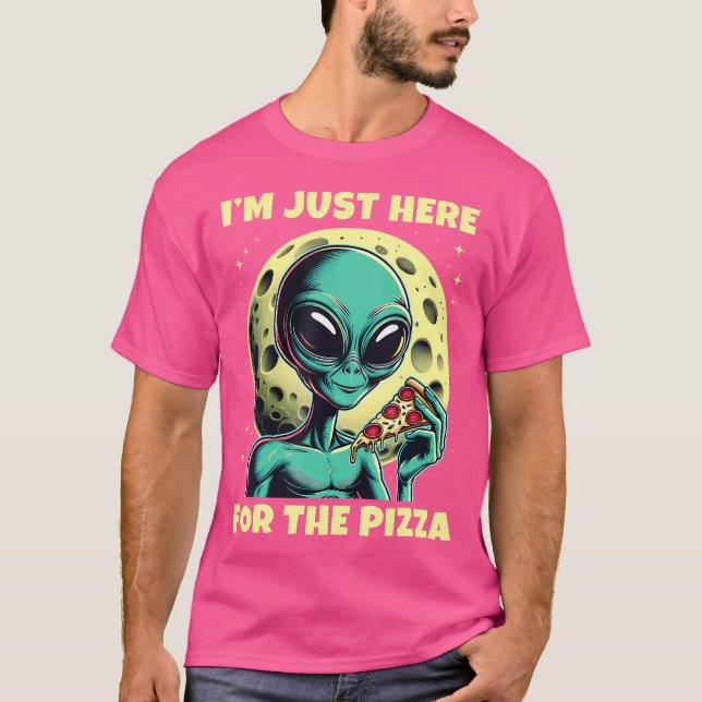 Alien Design Boys Manar Women Ufo Extraterrestrial T Shirt (Framsida)