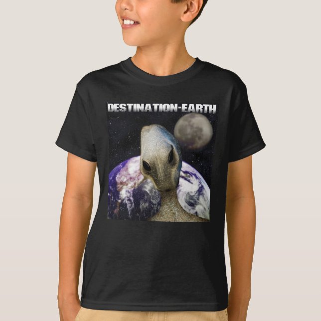  Alien - Destination Earth T Shirt (Framsida)