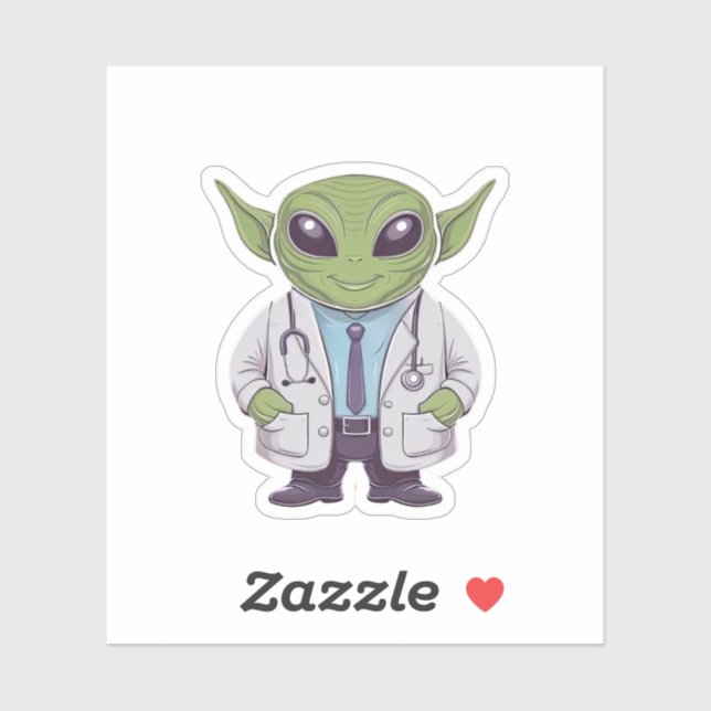 Alien Doctor Klistermärken (Ark)