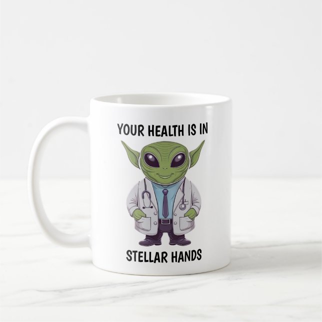 Alien Doktor Kaffemugg (Vänster)