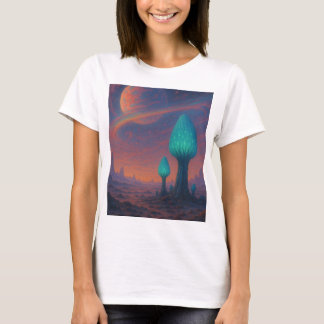 Alien Dreamscape Glow - Cosmic Exploration Shirt T