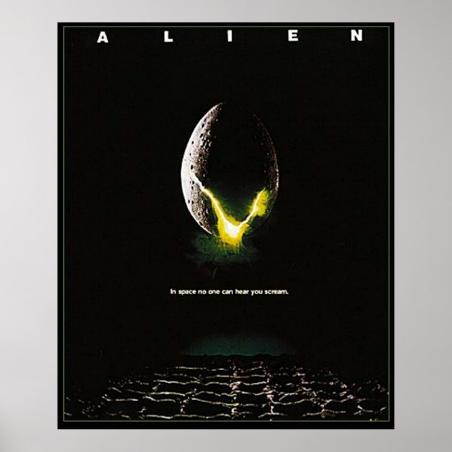 Alien Egg Movie Film Poster (Framsidan)