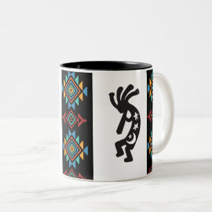 Alien eller Human Kokopelli Two-Tone Coffee Mugg
