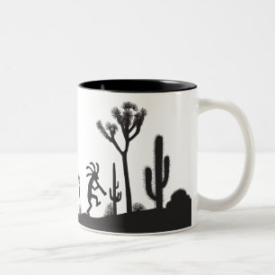 Alien eller Life Form Desert Kokopelli Två-Tonad Mugg
