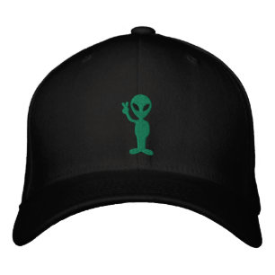 Alien Embroized Hat Broderad Keps