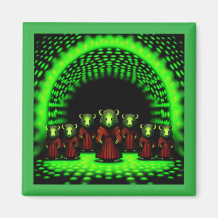Alien Emisary kommer genom portalen Magnet