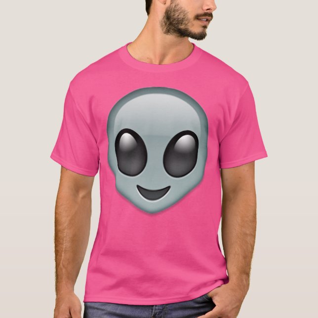 Alien Emoji T Shirt (Framsida)