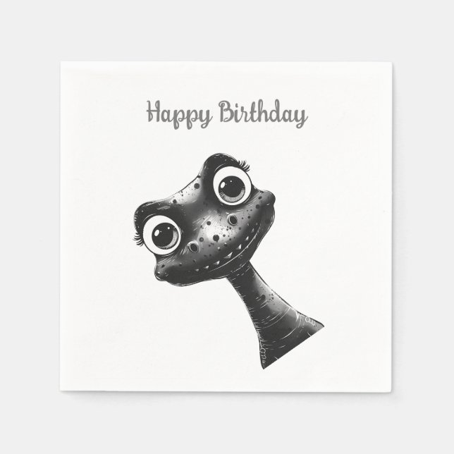 Alien Encounter Napkins Pappersservett (Framsidan)