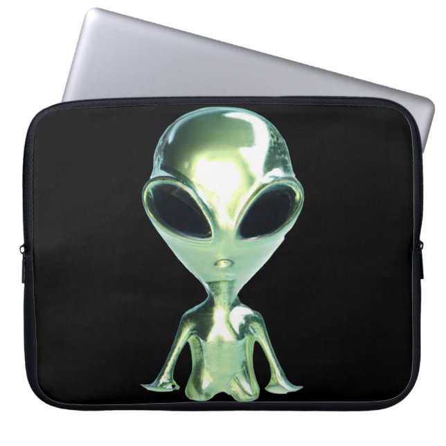 Alien Extraterrestrial Laptop Fodral (Framsidan)