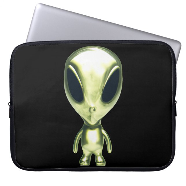 Alien Extraterrestrial Laptop sleeve (Framsidan)