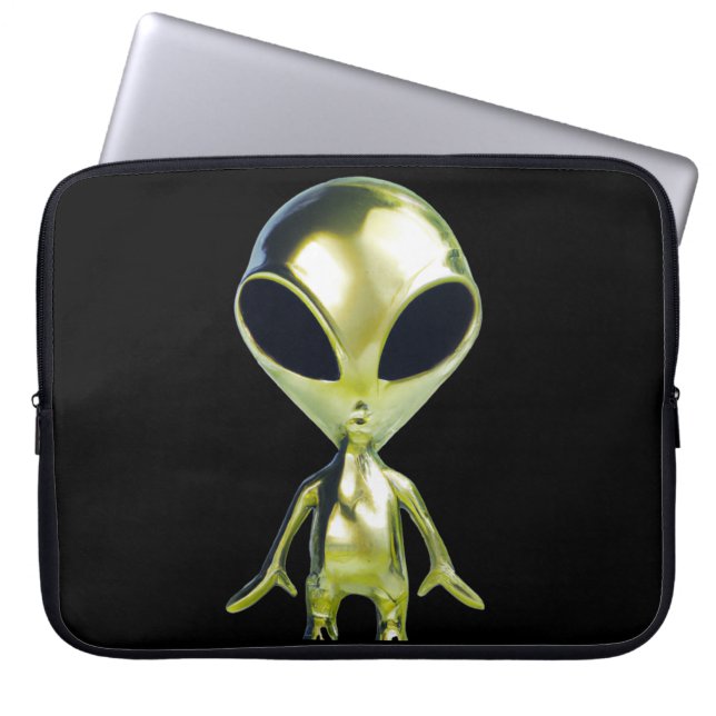 Alien Extraterrestrial Laptop sleeve (Framsidan)