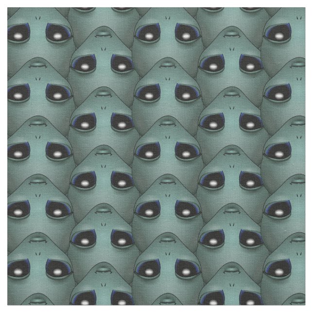Alien Fabric Cute Alein Fabric Anpassningsbar E.T. Tyg (Närbild)