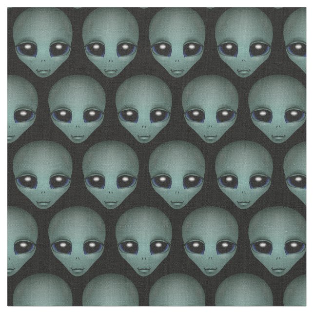 Alien Fabric Cute Alein Fabric Anpassningsbar E.T. Tyg (Närbild)