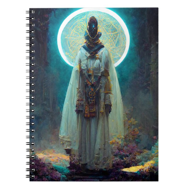 Alien Fae 2 Fantasy Sci-Fi Anteckningsbok (Framsidan)