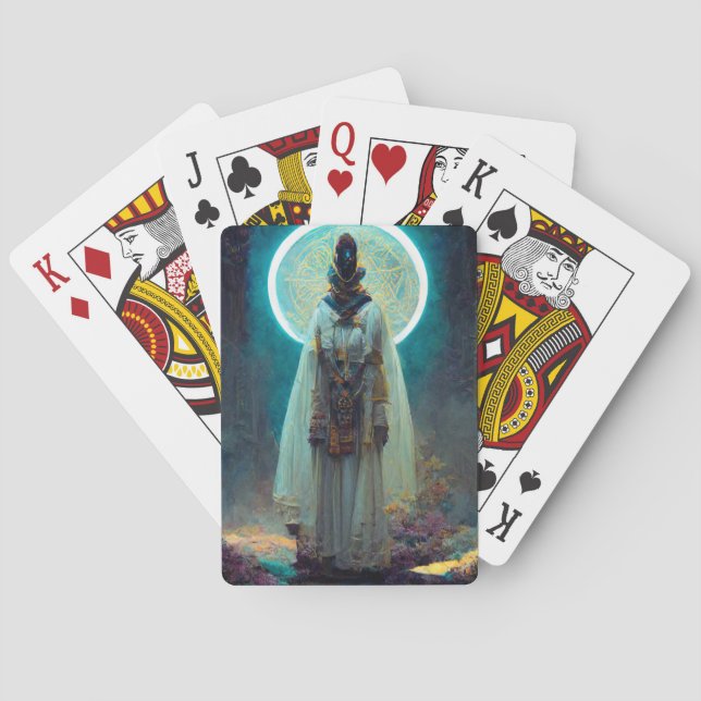 Alien Fae 2 Fantasy Sci-Fi Casinokort (Baksidan)