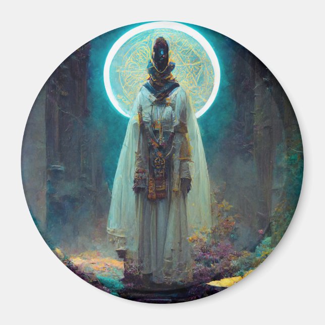 Alien Fae 2 Fantasy Sci-Fi Magnet (Framsidan)