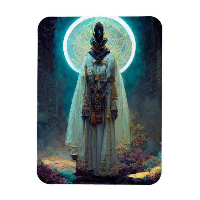 Alien Fae 2 Fantasy Sci-Fi Magnet (Vertikal)