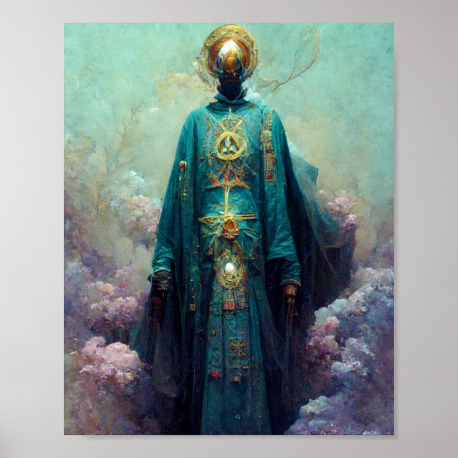 Alien Fae 5 Fantasy Sci-Fi Art Poster (Framsidan)