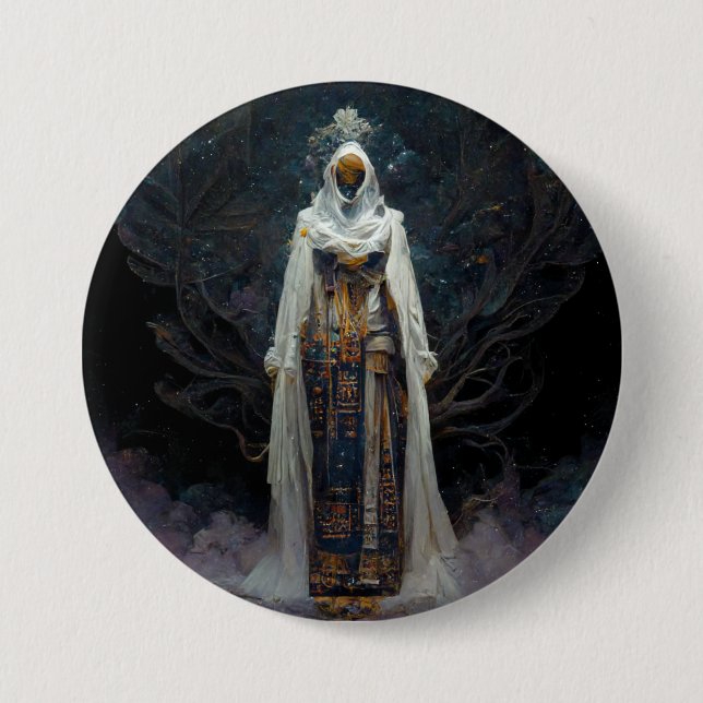 Alien Fae Fantasy Sci-Fi Knapp (Framsida)