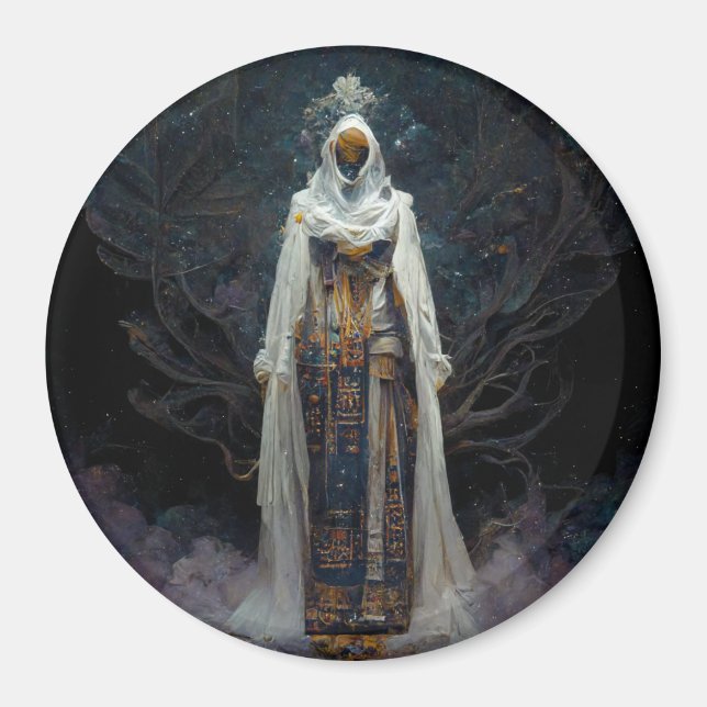 Alien Fae Fantasy Sci-Fi Magnet (Framsidan)