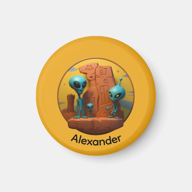 Alien Family Magnet (Framsidan)