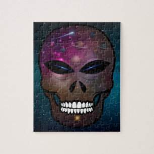 Alien Fantasy Skull Puzzle Universe & Planets Pussel
