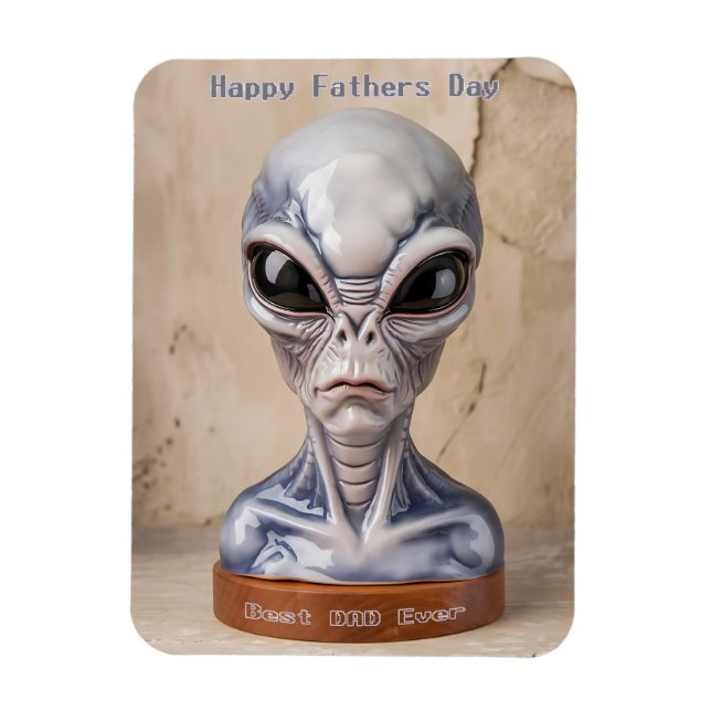 Alien Fars dag Magnet (Vertikal)