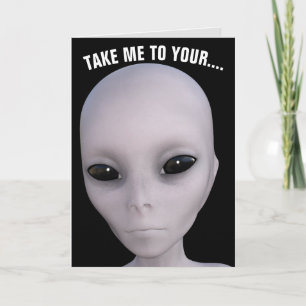 ALIEN FÖDELSEDAGSKORT KORT