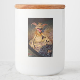 Alien Food Container Label Mat Etikett
