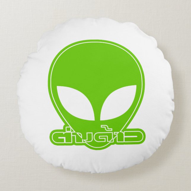 Alien [Foreigner] Tang Dao ‡ Thai-skript Rund Kudde (Framsidan)