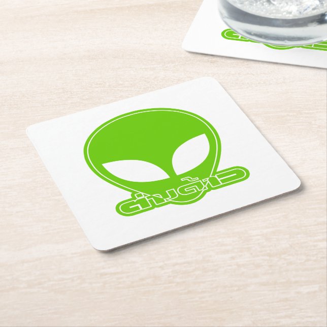 Alien [Foreigner] Tang Dao ‡ Thai-skript Underlägg Papper Kvadrat (Vinklad)