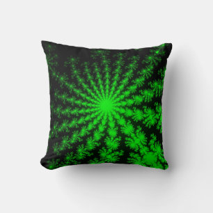 Alien Fractal Burst Kudde