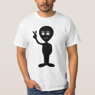 Alien fredstecken T-Shirt