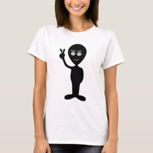 ALIEN FREDSTECKEN UFO T-SHIRTS