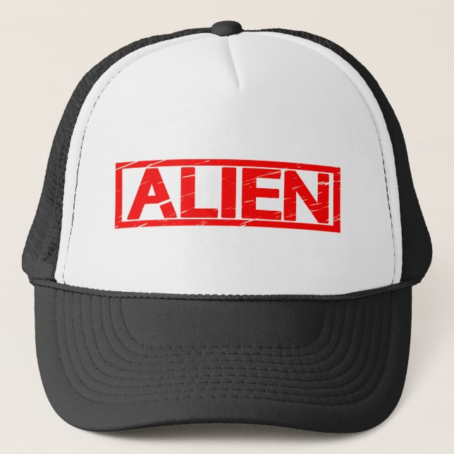 Alien Frimärke Keps (Framsida)