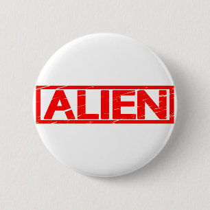 Alien Frimärke Knapp