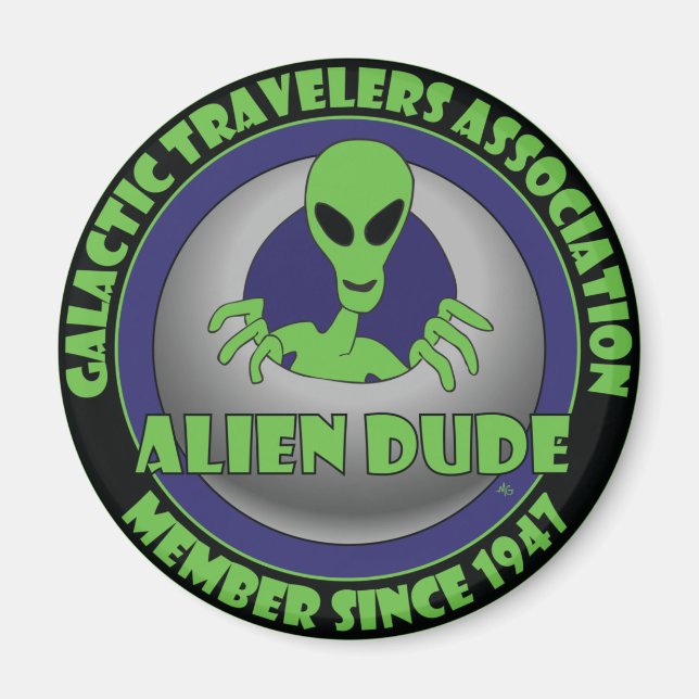 ALIEN GALAXY #1 MAGNET (Framsidan)