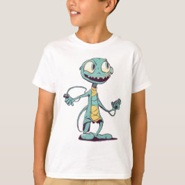 Alien Gamer Unisex Barn T-Shirt