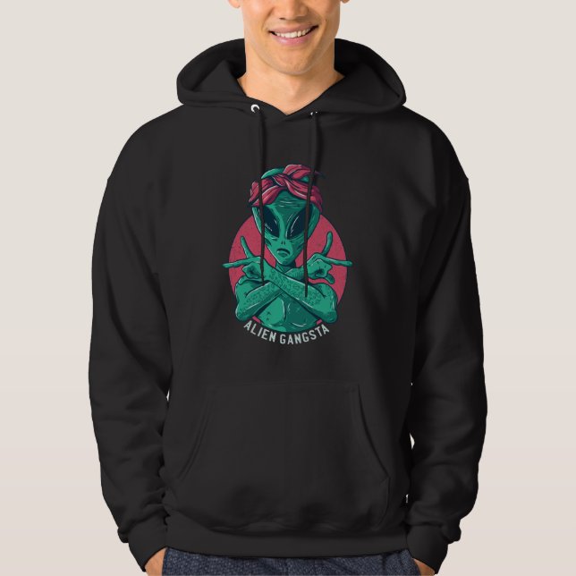 Alien Gangsta Hoodie (Framsida)