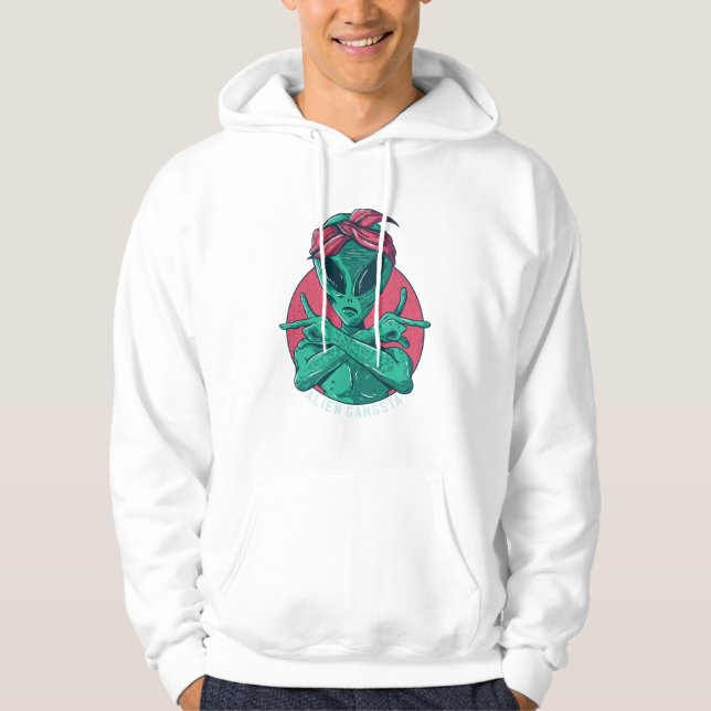 Alien Gangsta Hoodie (Framsida)