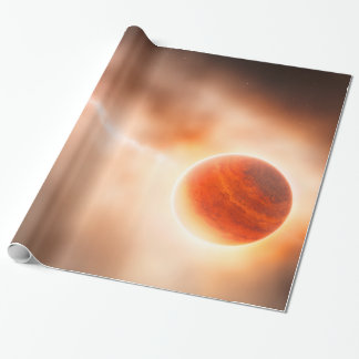 Alien Gas Giant Planet Space Art Presentpapper