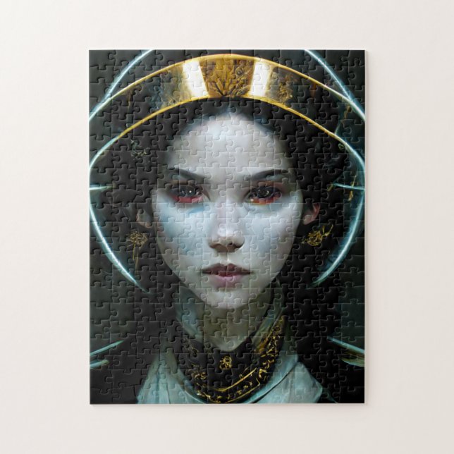 Alien Girl 2 Science fiction Pussel (Vertikal)