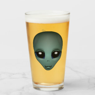 Alien Glass Cute Personlig Alien Glass Glaskopp