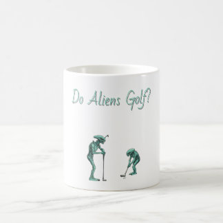 Alien Golf Mugg - redigerbar text