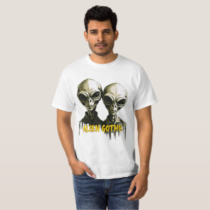 Alien Gothic T-Shirt - Retro Art omdefinierad