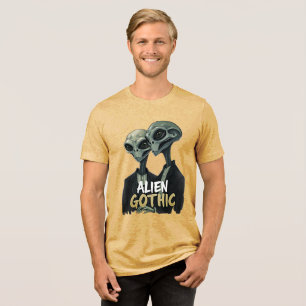 Alien Gothic Tri-Blend Shirt - Retro Meets Stollig T Shirt